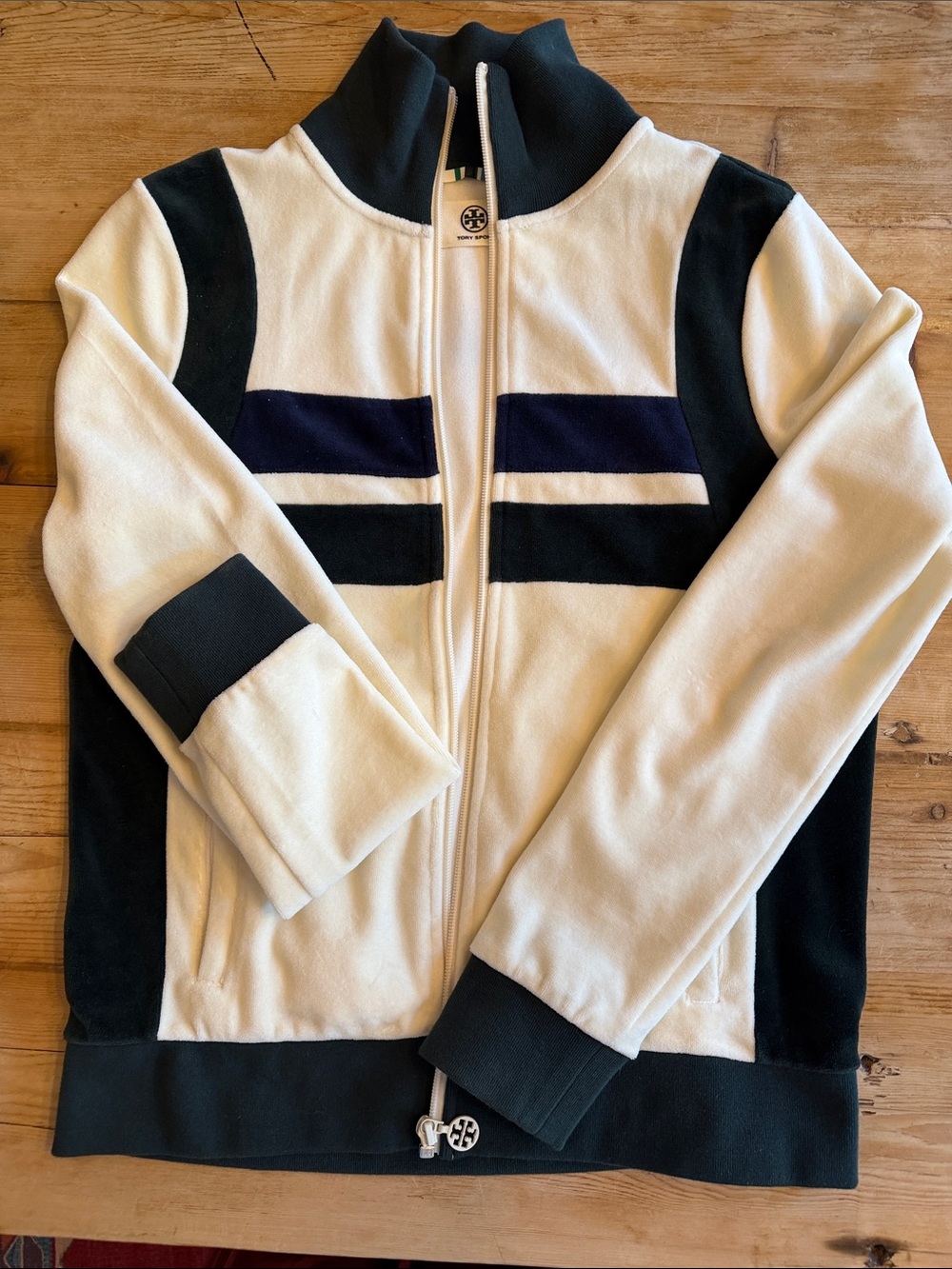 Tory Burch velour jacket.